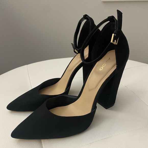 Aldo Black Heels - Picture 1 of 10